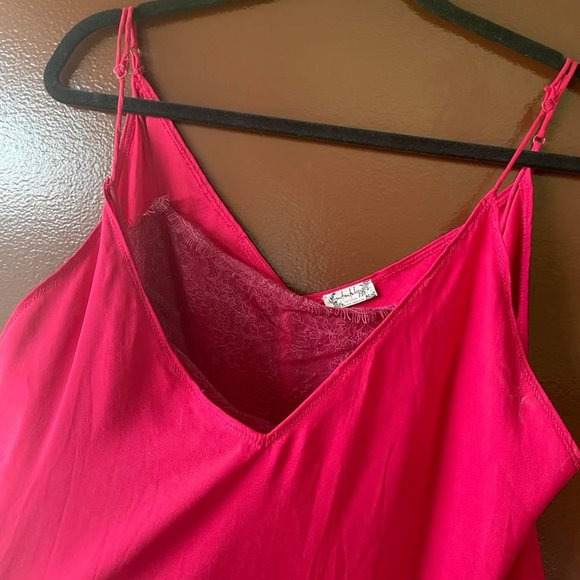 Free People V Neck Strappy Tank - Picture 3 of 3